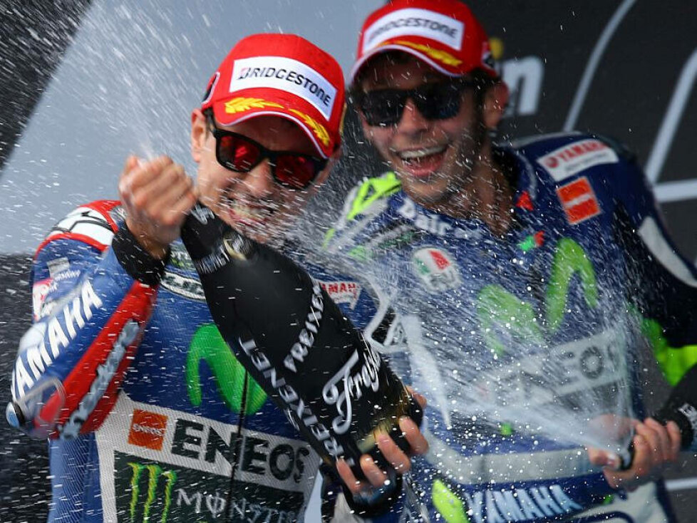 Jorge Lorenzo, Valentino Rossi