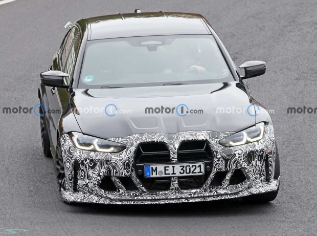 BMW M3 CS mit weniger Tarnung BMW M3 CS mit weniger Tarnung