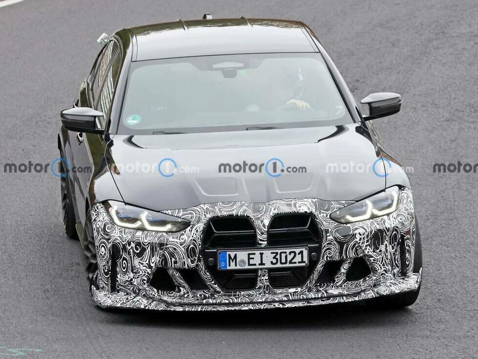 BMW M3 CS mit weniger Tarnung