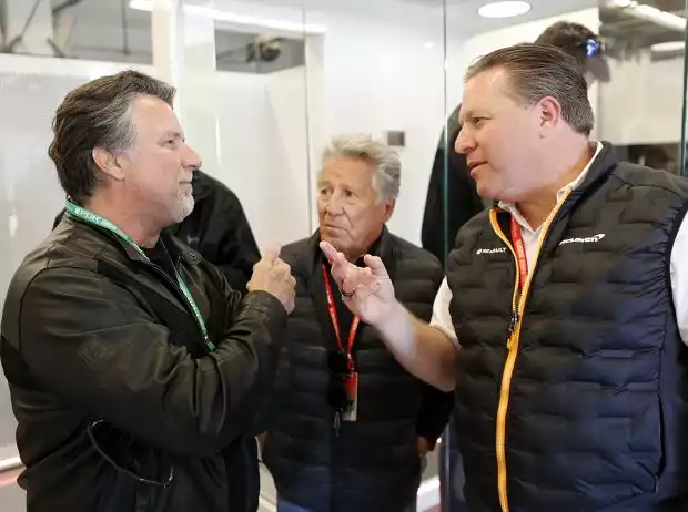 Michael Andretti, Zak Brown Titel-Bild zur News: Michael Andretti, Zak Brown
