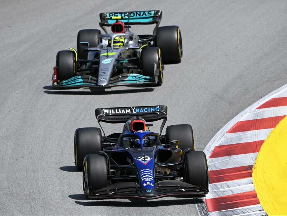 Alexander Albon, Lewis Hamilton