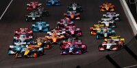 Start zum IndyCar-Rennen auf dem Indianapolis-Rundkurs 2022