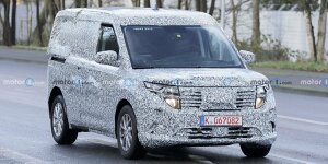 Ford Transit Courier (2023) mit Serienkarosserie gesichtet