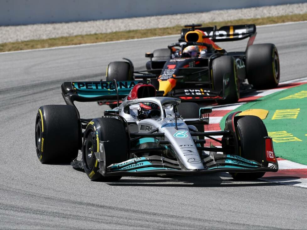 George Russell, Max Verstappen