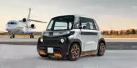 Bild zum Inhalt: Fiat Topolino (2023) als inoffizielles Rendering von Motor1.com