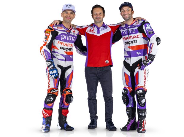 Johann Zarco, Jorge Martin, Gino Borsoi Johann Zarco, Jorge Martin, Gino Borsoi