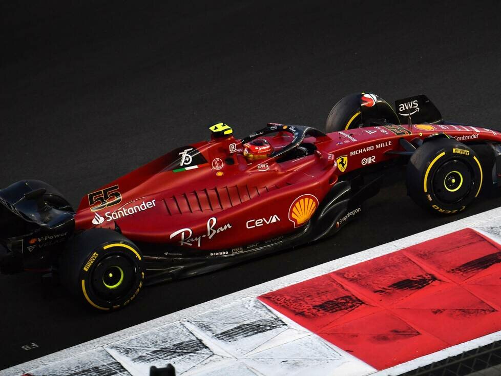 Carlos Sainz im Ferrari F1-75 der Formel-1-Saison 2022