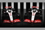 Haas VF-23 für die Formel 1 2023 (Fahrer: Nico Hülkenberg & Kevin Magnussen)