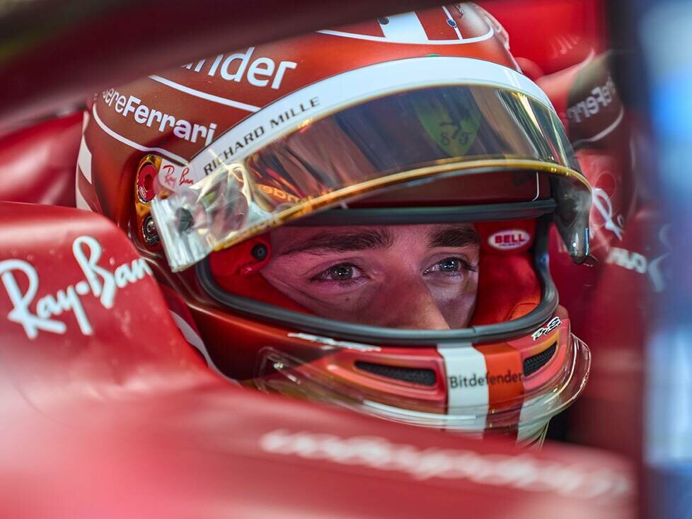Charles Leclerc mit Helmkamera