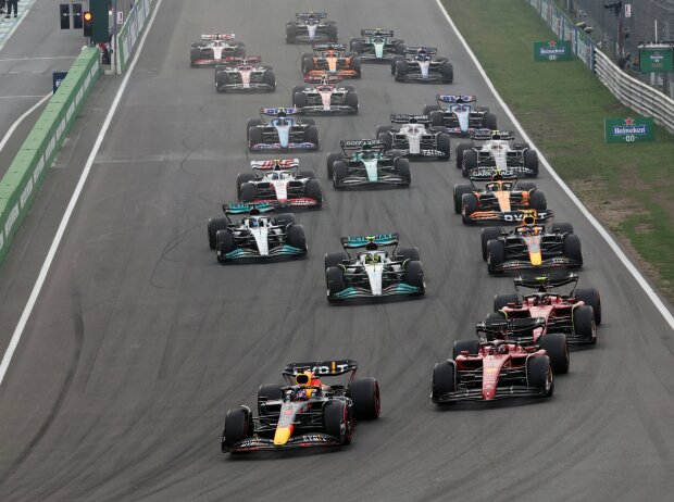 Max Verstappen, Charles Leclerc, Carlos Sainz, Lewis Hamilton, Sergio Perez, George Russell