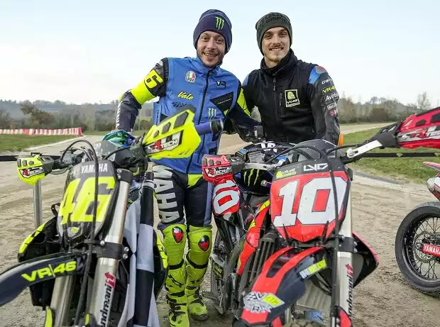 Valentino Rossi, Luca Marini Titel-Bild zur News: Valentino Rossi, Luca Marini
