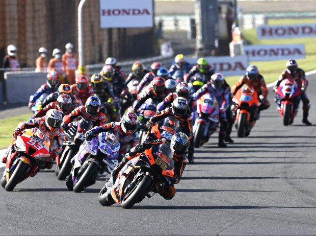 Titel-Bild zur News: MotoGP Startphase in Motegi