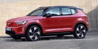 Volvo EX30 (2023) als Rendering von Motor1.com