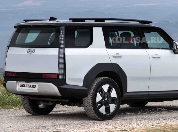 Hyundai Santa Fe (2024) als Rendering Hyundai Santa Fe (2024) als Rendering