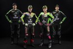 Mitch Evans, Jonathan Rea, Alex Lowes und Romain Febvre