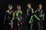 Mitch Evans, Jonathan Rea, Alex Lowes und Romain Febvre