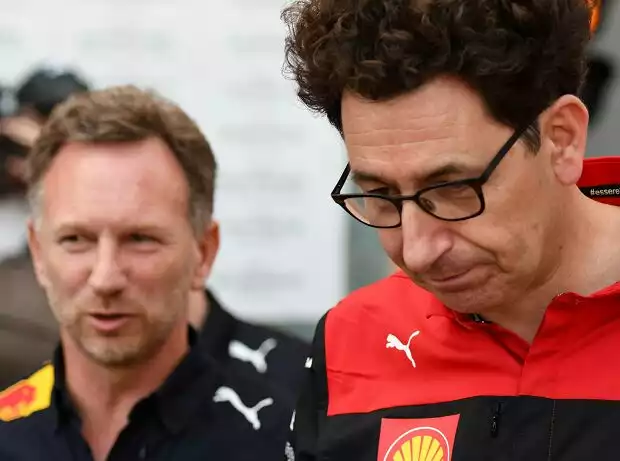 Christian Horner, Mattia Binotto Titel-Bild zur News: Christian Horner, Mattia Binotto