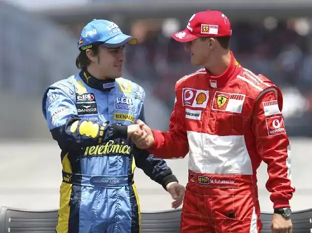 Fernando Alonso, Michael Schumacher Titel-Bild zur News: Fernando Alonso, Michael Schumacher
