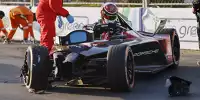 Unfall von Pascal Wehrlein im freien Training der Formel E in Hyderabad