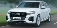 Bild zum Inhalt: Audi Q7 (2024) bekommt zweites Facelift: So könnte es aussehen