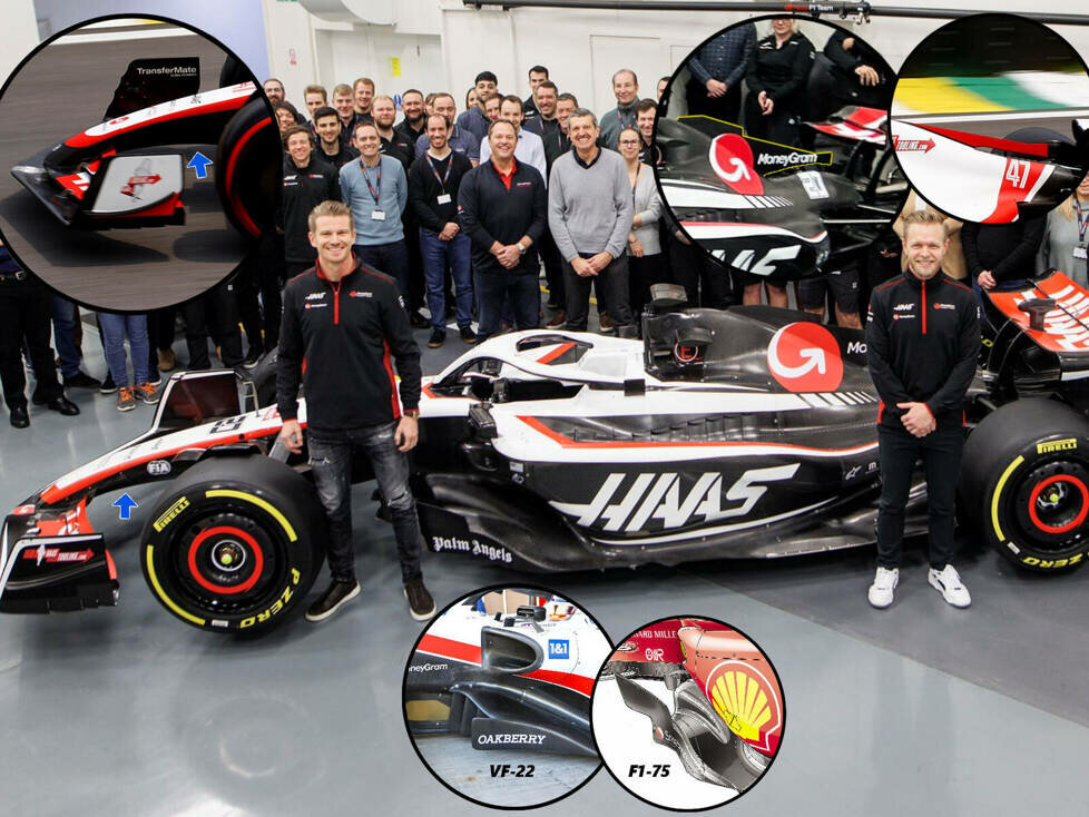 Technikdetails am Haas VF-23