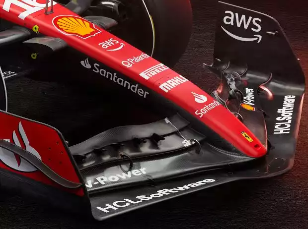 Ferrari SF-23, Frontflügel Titel-Bild zur News: Ferrari SF-23, Frontflügel