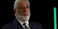 Lawrence Stroll bei der Präsentation des Aston Martin AMR23 in Silverstone