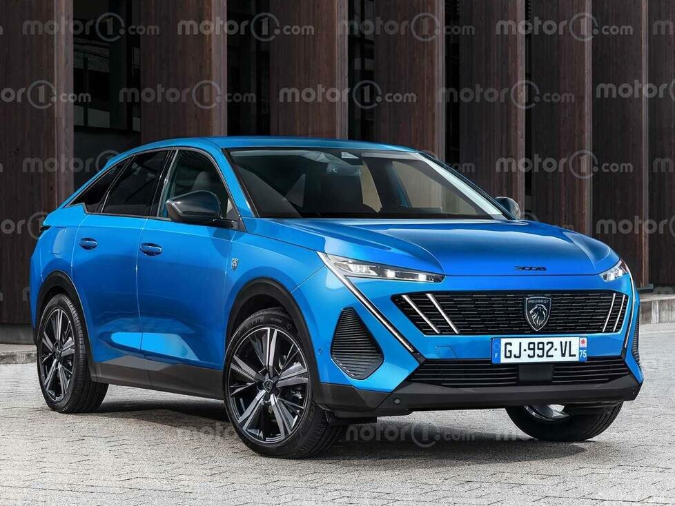 Peugeot e-3008 als Rendering