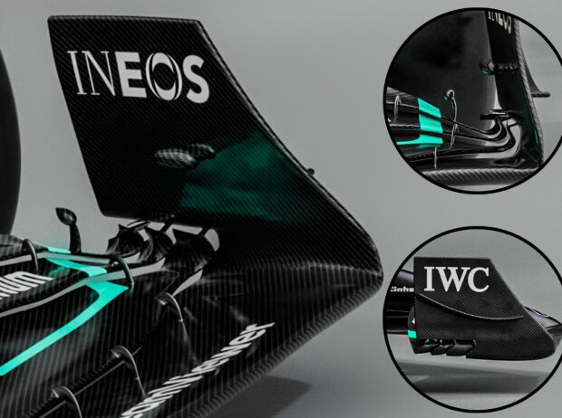 Mercedes W14 Frontflügel Mercedes W14 Frontflügel