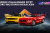 Bild zum Inhalt: Motor1 Numbers: Dodge Challenger sitzt Ford Mustang im Nacken