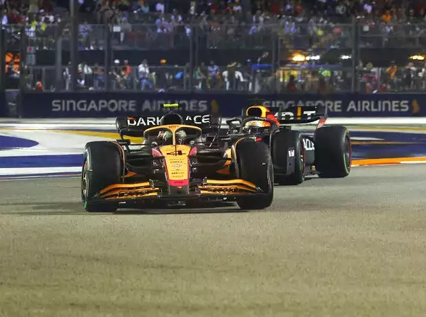 Lando Norris, Max Verstappen Titel-Bild zur News: Lando Norris, Max Verstappen