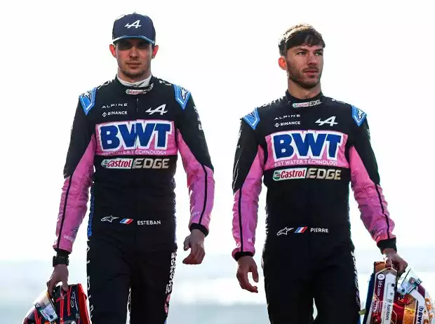 Esteban Ocon, Pierre Gasly Titel-Bild zur News: Esteban Ocon, Pierre Gasly