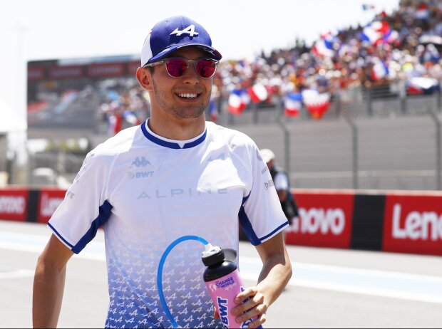 Titel-Bild zur News: Esteban Ocon (Alpine) beim Formel-1-Rennen in Frankreich 2022