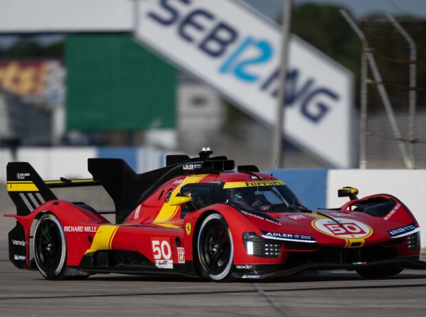 Titel-Bild zur News: Ferrari 499P, Test, Sebring