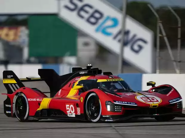 Ferrari 499P, Test, Sebring Titel-Bild zur News: Ferrari 499P, Test, Sebring