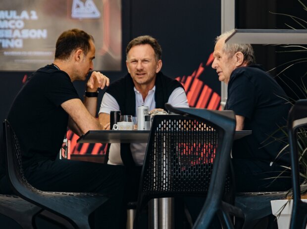 Oliver Mintzlaff, Christian Horner, Helmut Marko Oliver Mintzlaff, Christian Horner, Helmut Marko