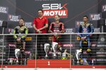 Jonathan Rea, Alvaro Bautista und Toprak Razgatlioglu