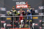 Jonathan Rea, Alvaro Bautista und Toprak Razgatlioglu