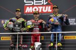 Jonathan Rea, Alvaro Bautista und Toprak Razgatlioglu