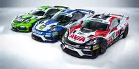 Die drei Porsche 718 Cayman GT4 RS Clubsport von W&S Motorsport