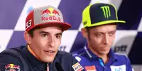 Bild zum Inhalt: Marquez vs. Rossi: Vorfall auf der VR46-Ranch der Auslöser für die Rivalität?