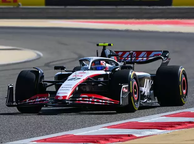 Titel-Bild zur News: Nico Hülkenberg (Haas VF-23) bei den Formel-1-Testfahrten in Bahrain 2023