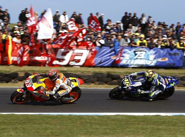 Marc Marquez, Valentino Rossi