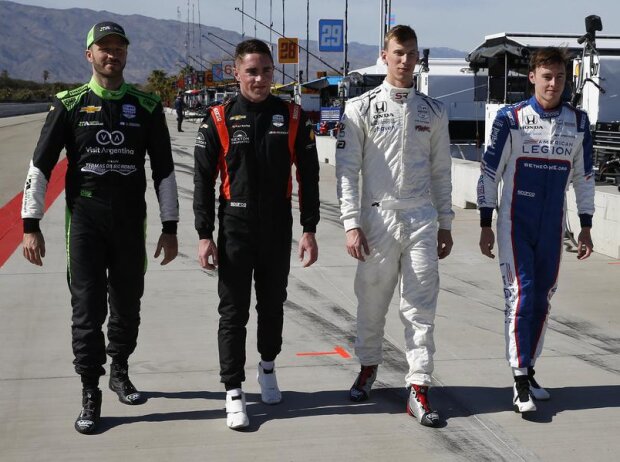 IndyCar-Rookies 2023: Agustin Canapino, Benjamin Pedersen, Sting Ray Robb, Marcus Armstrong