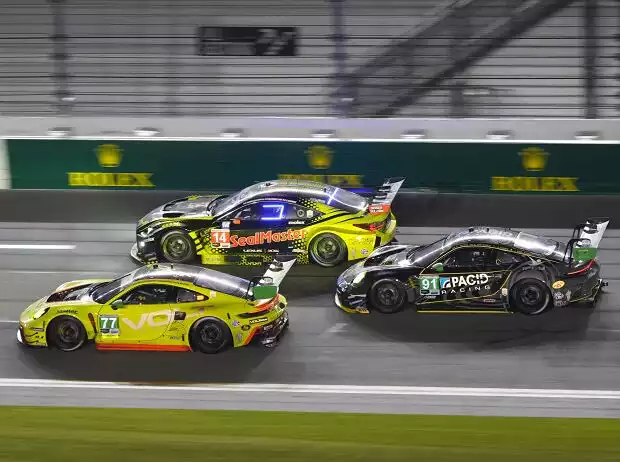 Die schlechte Einstufung der Porsche 911 GT3 R und anderer Fahrzeuge schlägt in der IMSA hohe Wellen Titel-Bild zur News: Die schlechte Einstufung der Porsche 911 GT3 R und anderer Fahrzeuge schlägt in der IMSA hohe Wellen