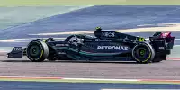 Lewis Hamilton (Mercedes W14) beim Training zum Formel-1-Rennen in Bahrain 2023