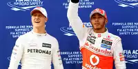 Michael Schumacher, Lewis Hamilton