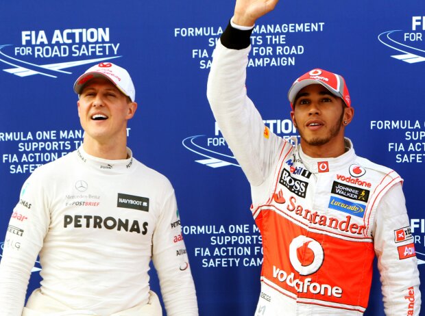 Michael Schumacher, Lewis Hamilton Michael Schumacher, Lewis Hamilton