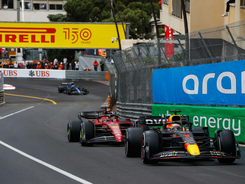 Max Verstappen, Charles Leclerc, Nicholas Latifi