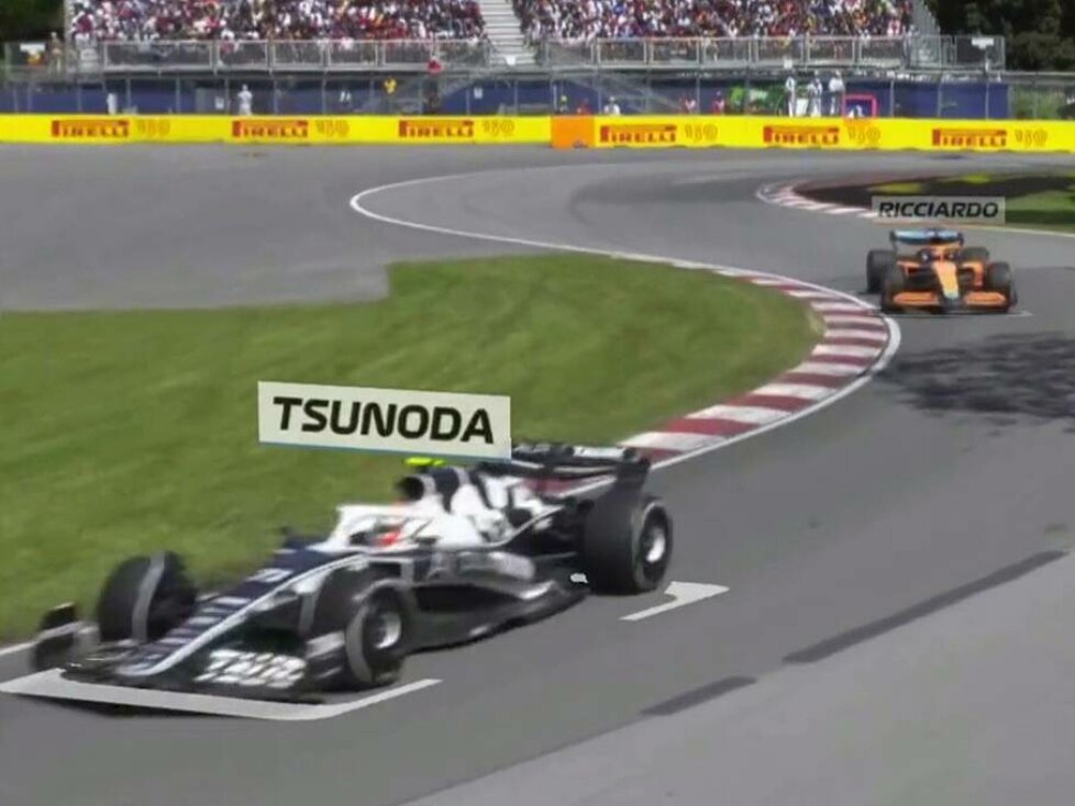 Formel-1-Grafikeinblendung aus der Saison 2022